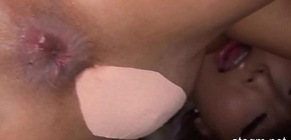  Uncensored! No Mosaic! Japanese Girl Gets A Toy In Her Asshole! Very Hot! (1 Part 4) (atogm.net)